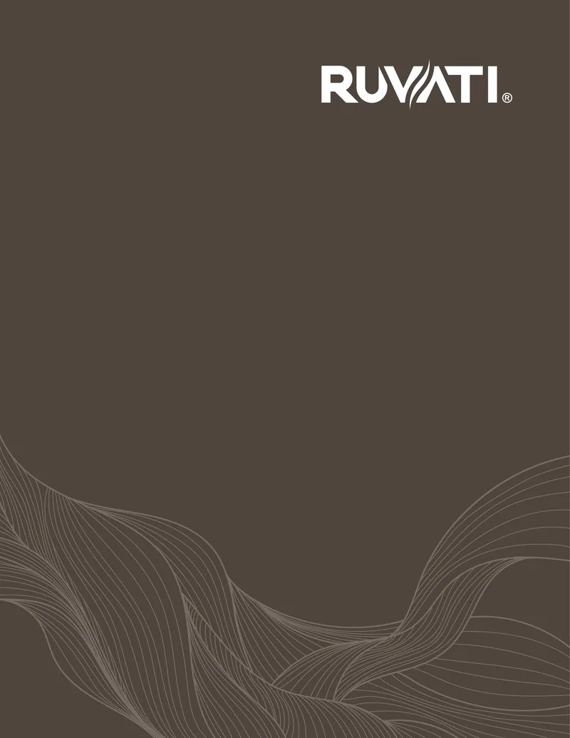 The cover of the Ruvati catalogue
