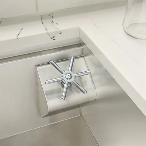 black folding rack