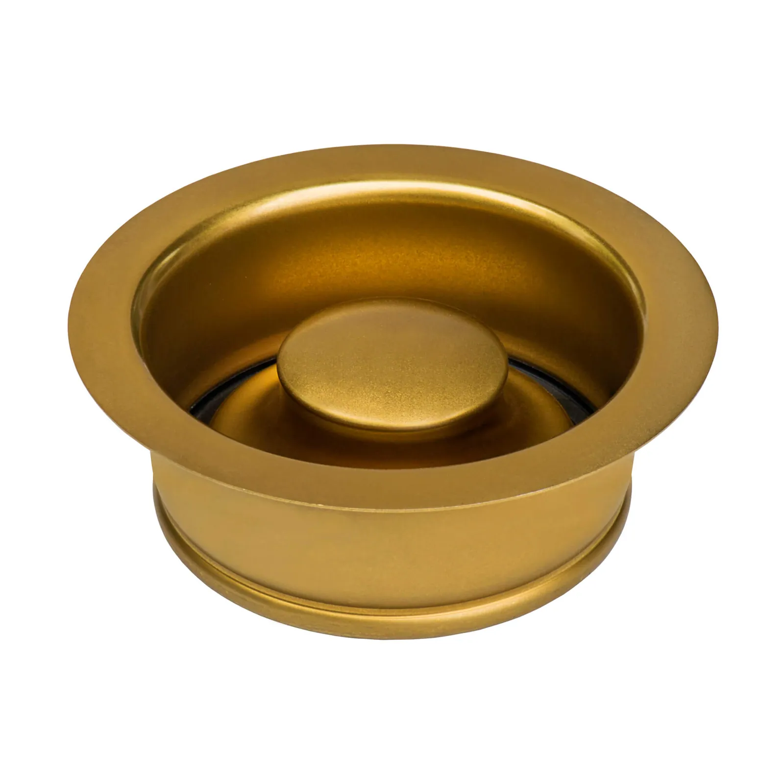 Ruvati Garbage Disposal Flange for Kitchen Sinks 3-1/2 inch opening – Satin Matte Gold