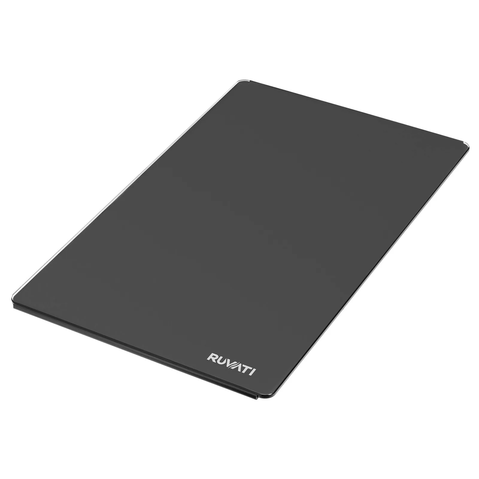 Ruvati LedgeFit Black Glass Cutting Board for Ruvati Workstation Sinks 17 x 11 inch