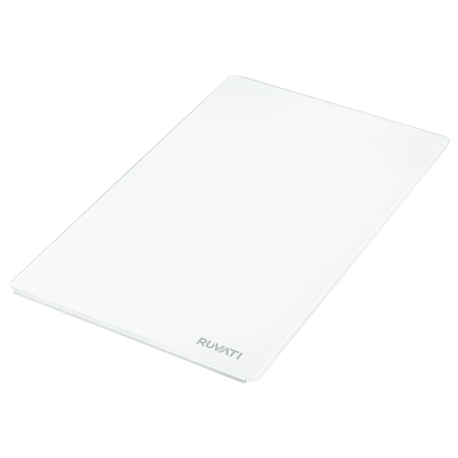 Ruvati LedgeFit White Tempered Glass Cutting Board for Ruvati Workstation Sinks 17 x 11 inch