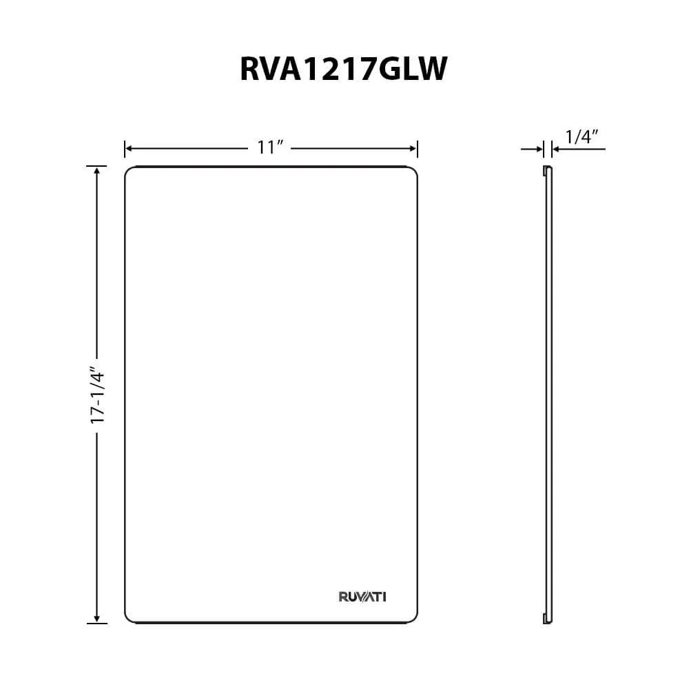 Dimension drawing for RVA1217GLW