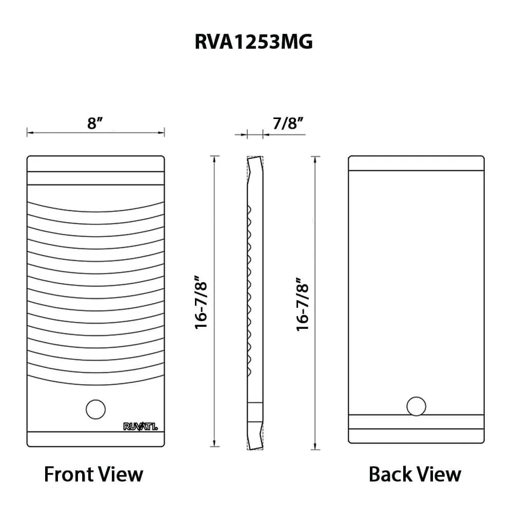 Ruvati 17 x 8 inch Solid Wood Replacement Washboard for RVU6525 and RVU6553 workstation sinks