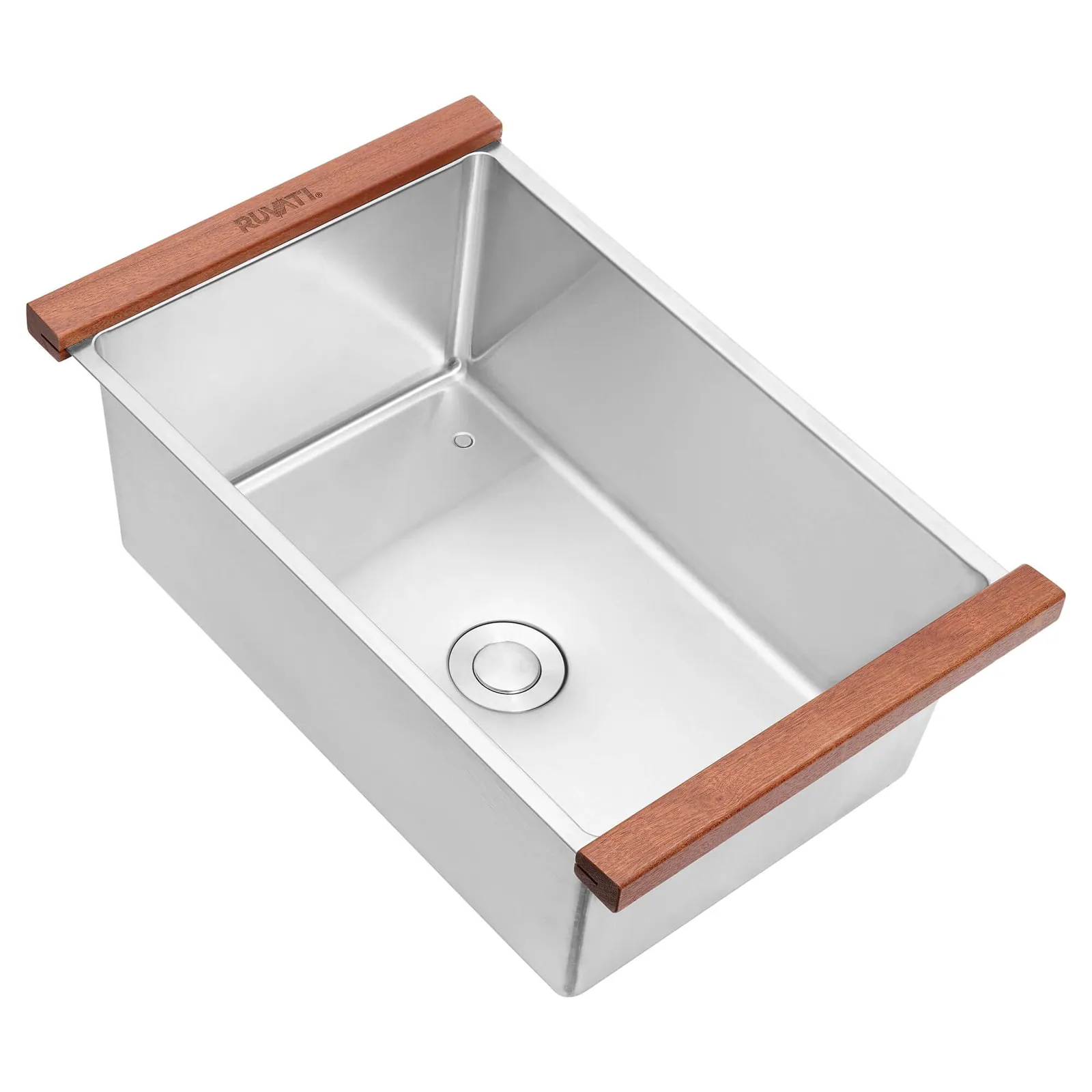 Ruvati LedgeFit Dish Soaking Tub Add-on Bowl Hanging Workstation Sink Accessory