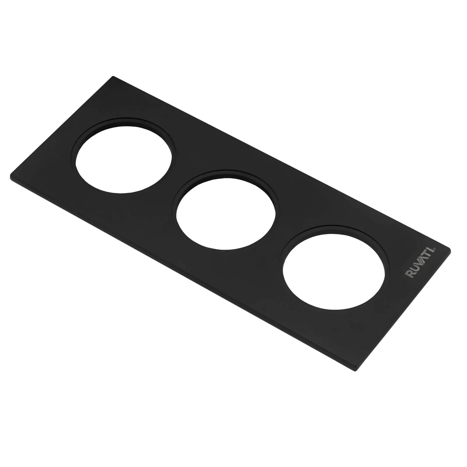 Ruvati Black Composite Replacement Platform for 3 Bowl Condiment Tray Ruvati Workstation Serving Board