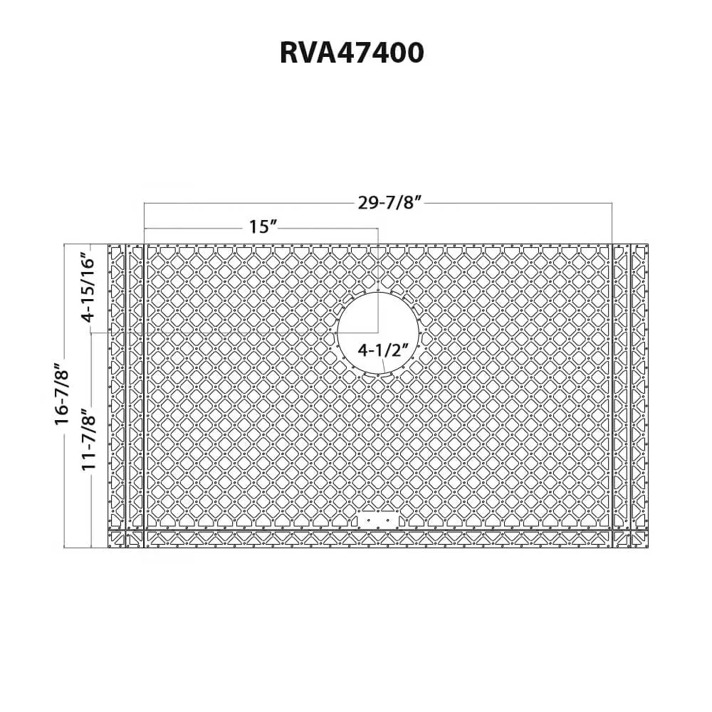 Dimension drawing for RVA47400GR