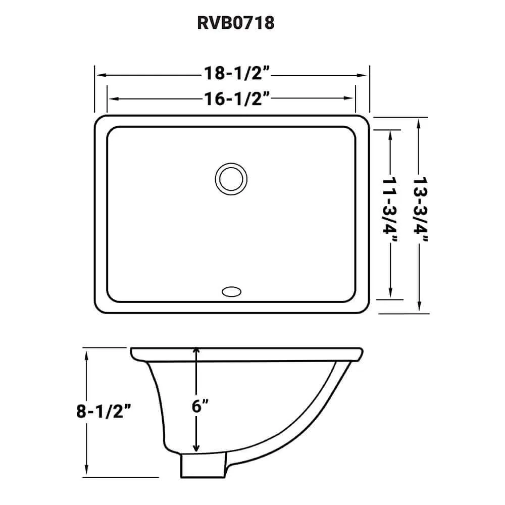 Dimension drawing for RVB0718BK