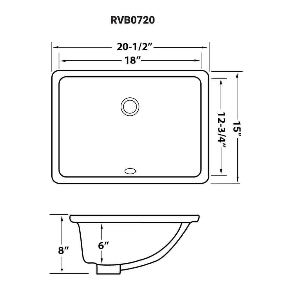 Dimension drawing for RVB0720BK