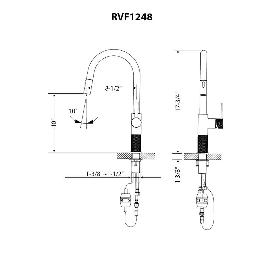 Dimension drawing for RVF1248BN