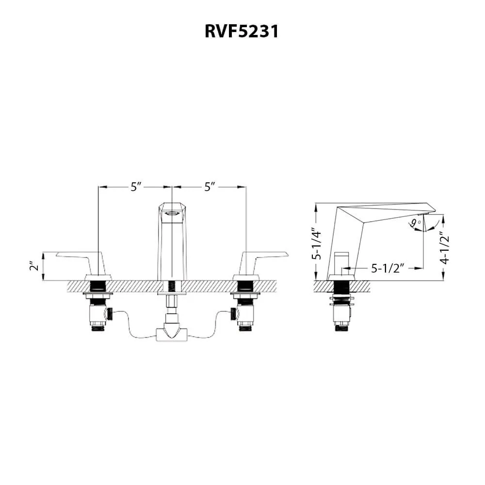Dimension drawing for RVF5231BN