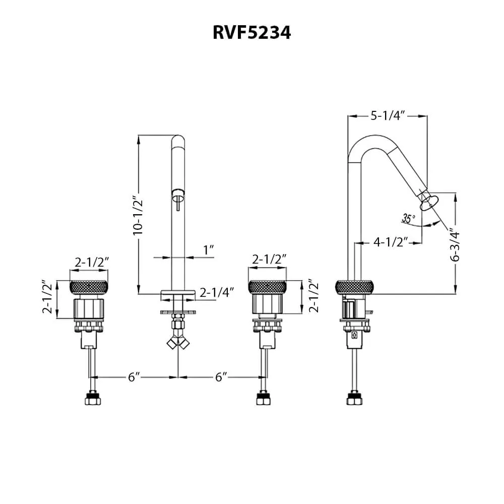 Dimension drawing for RVF5234SG