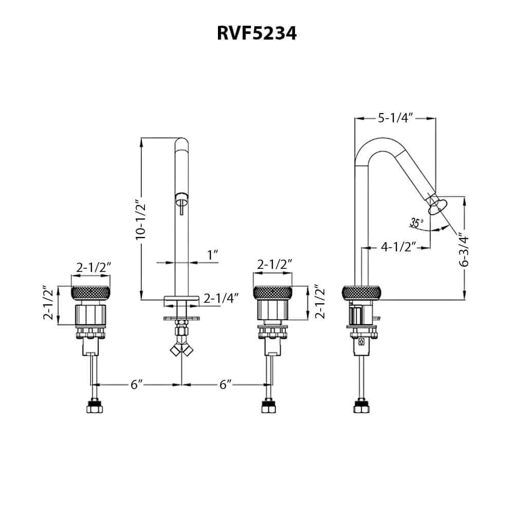 Dimension drawing for RVF5234BN