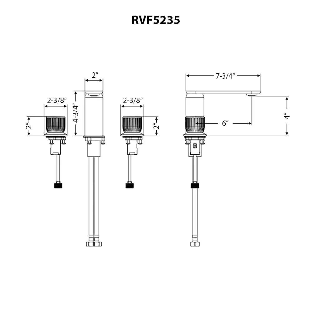 Dimension drawing for RVF5235SG