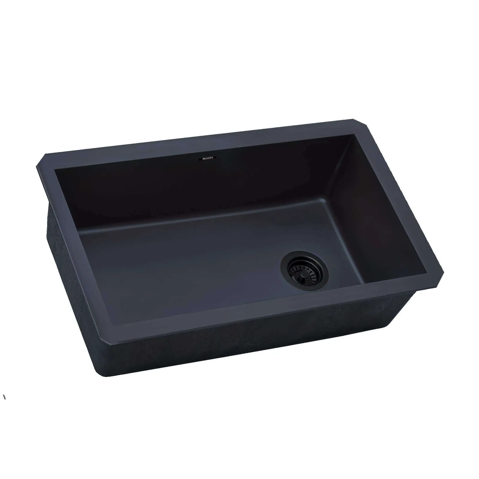 Ruvati 32 x 19 inch epiGranite Undermount Granite Composite Quartz Single Bowl Kitchen Sink – Catalina Blue