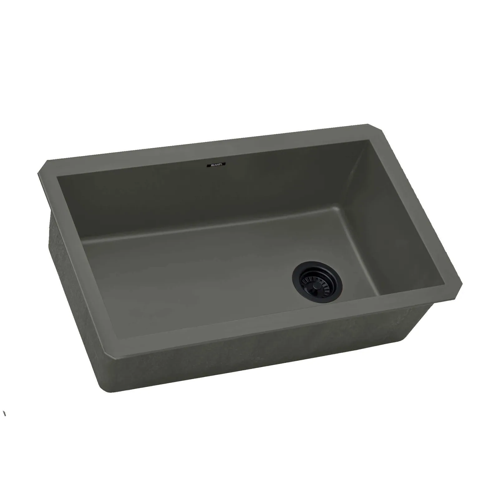 Ruvati 32 x 19 inch epiGranite Undermount Granite Composite Quartz Single Bowl Kitchen Sink – Juniper Green