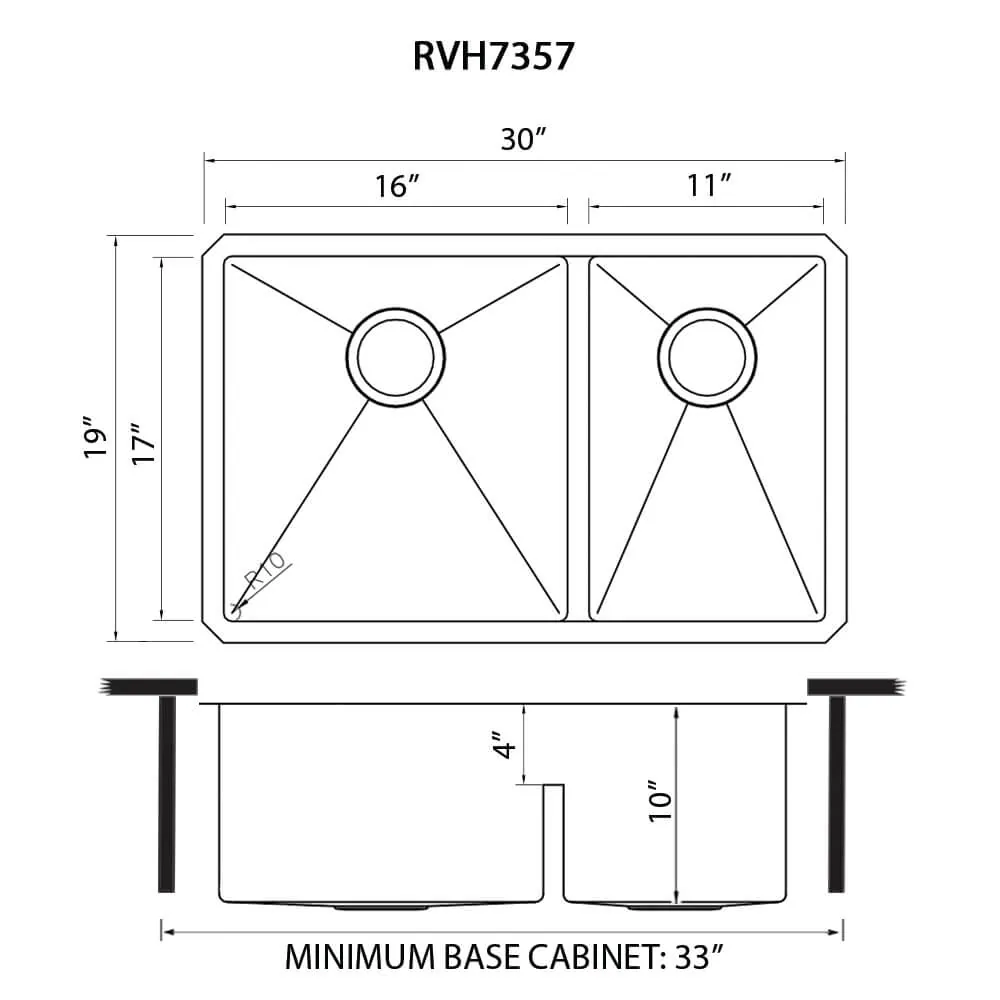 Dimension drawing for RVH7357