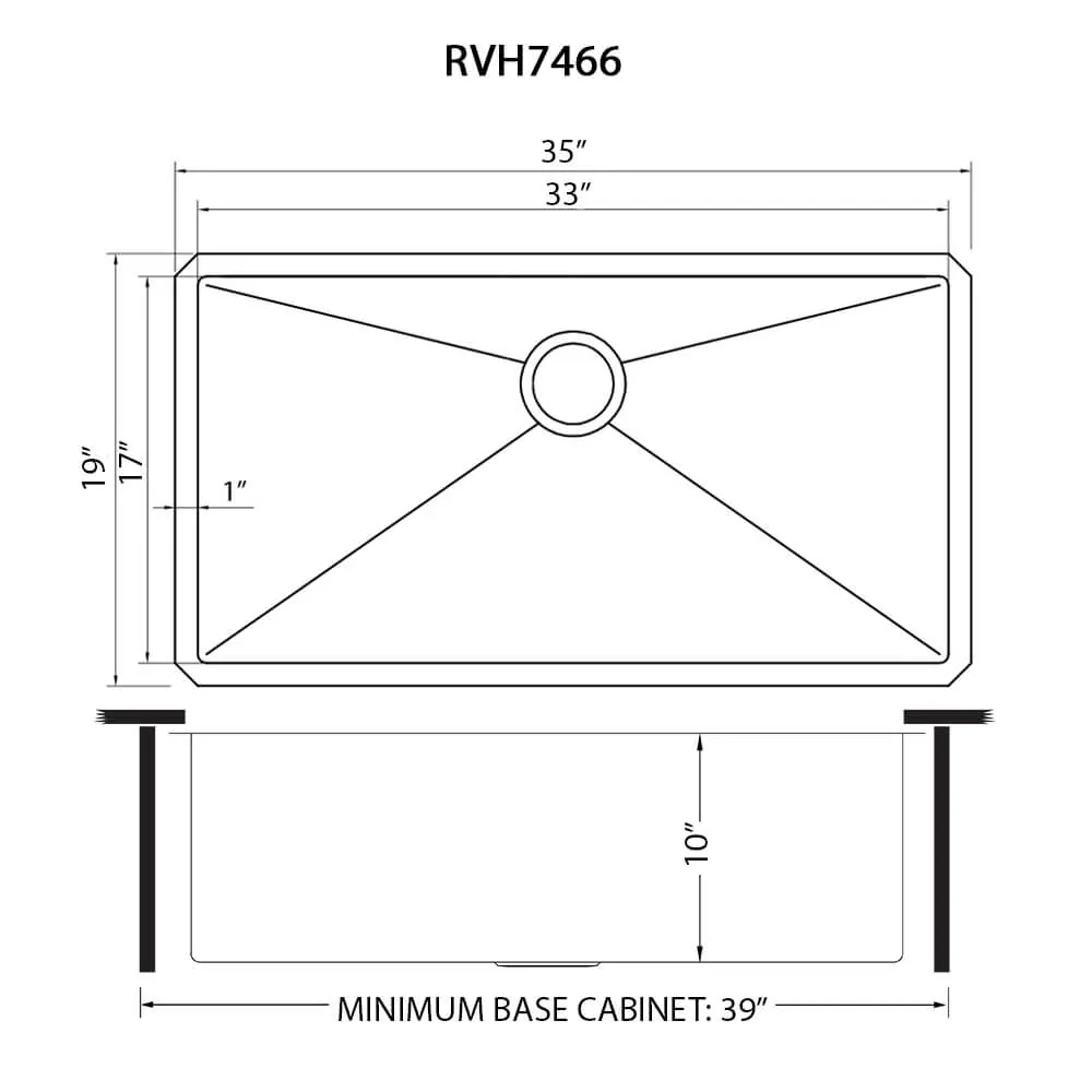 Dimension drawing for RVH7466