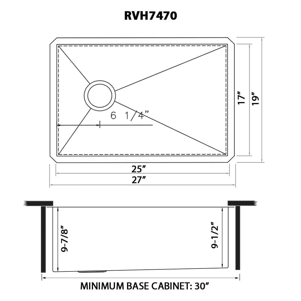 Dimension drawing for RVH7470