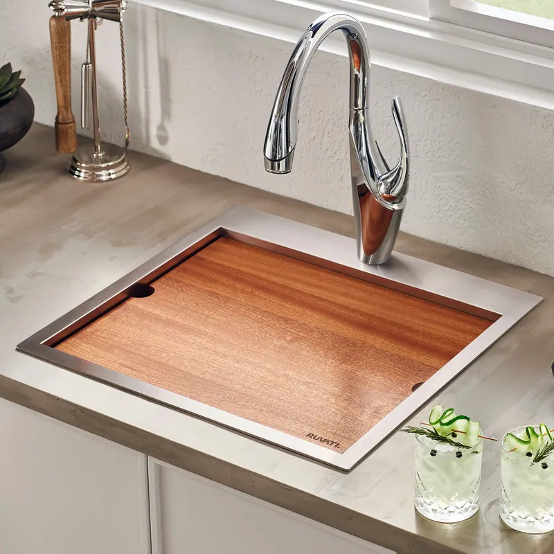 Workstation Kitchen Sink Stainless Steel