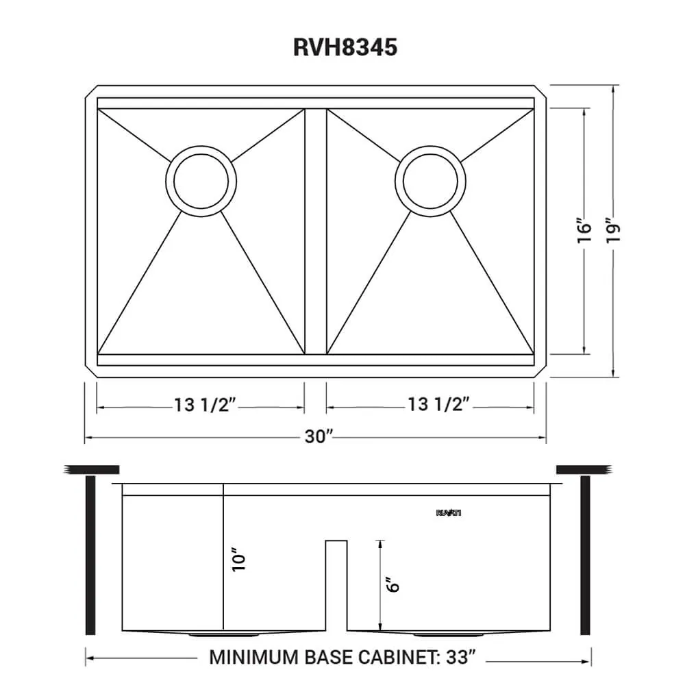 Dimension drawing for RVH8345