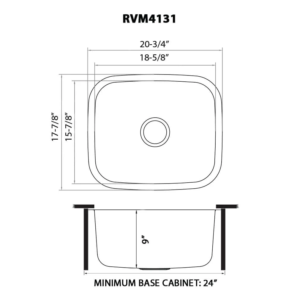 Dimension drawing for RVM4131