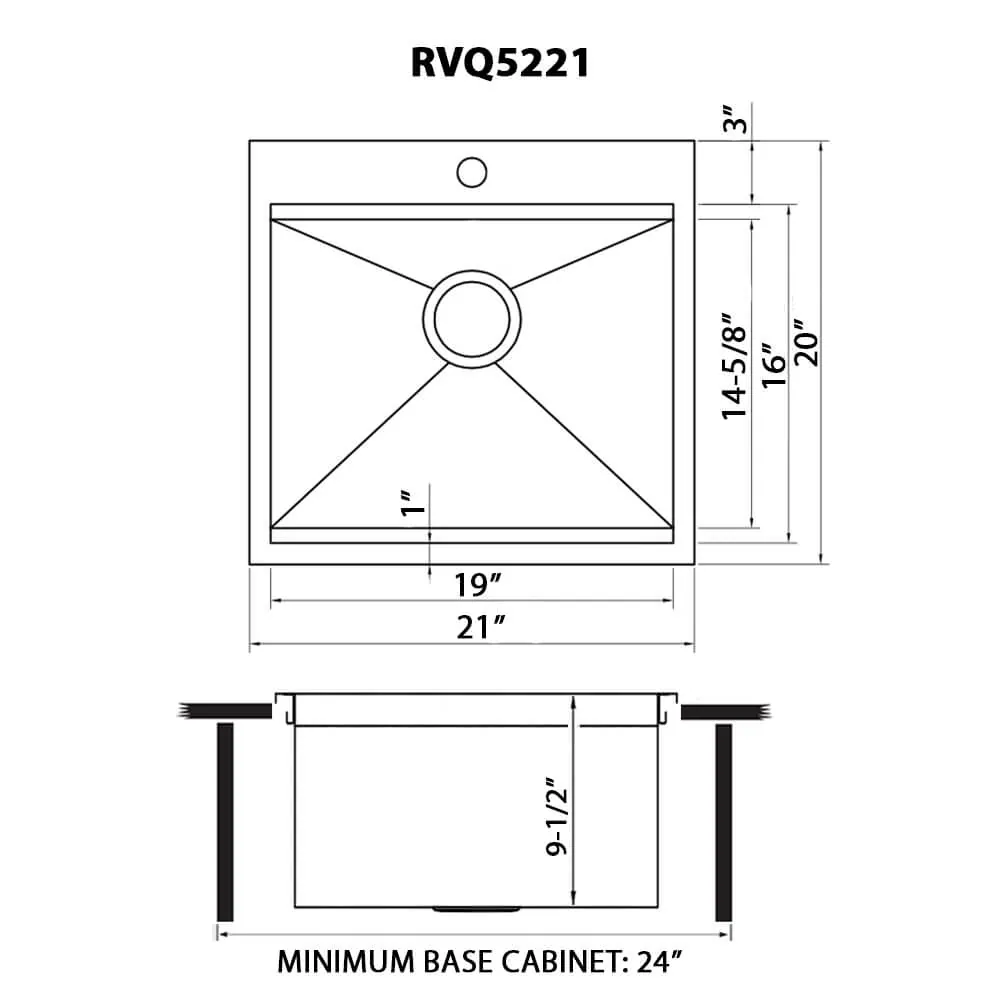 Dimension drawing for RVQ5221