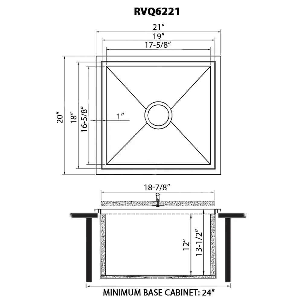 Dimension drawing for RVQ6221