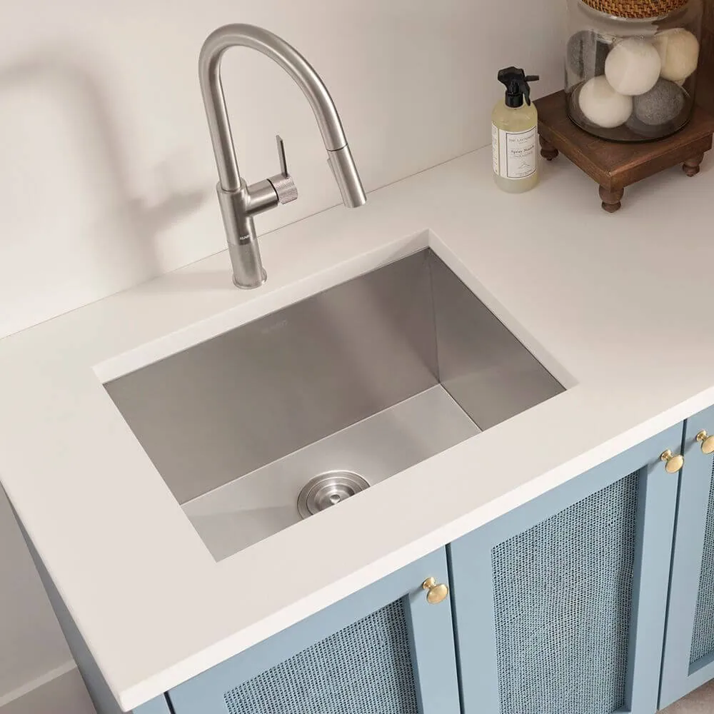 Ruvati 21″ x 18″ x 12″ Deep Laundry Utility Sink Undermount 16 Gauge Stainless Steel