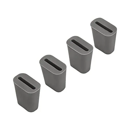 Ruvati Rinse Grid Gray Feet- Set of 4