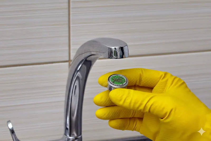 Faucet Aerator Cleaning step-1-3